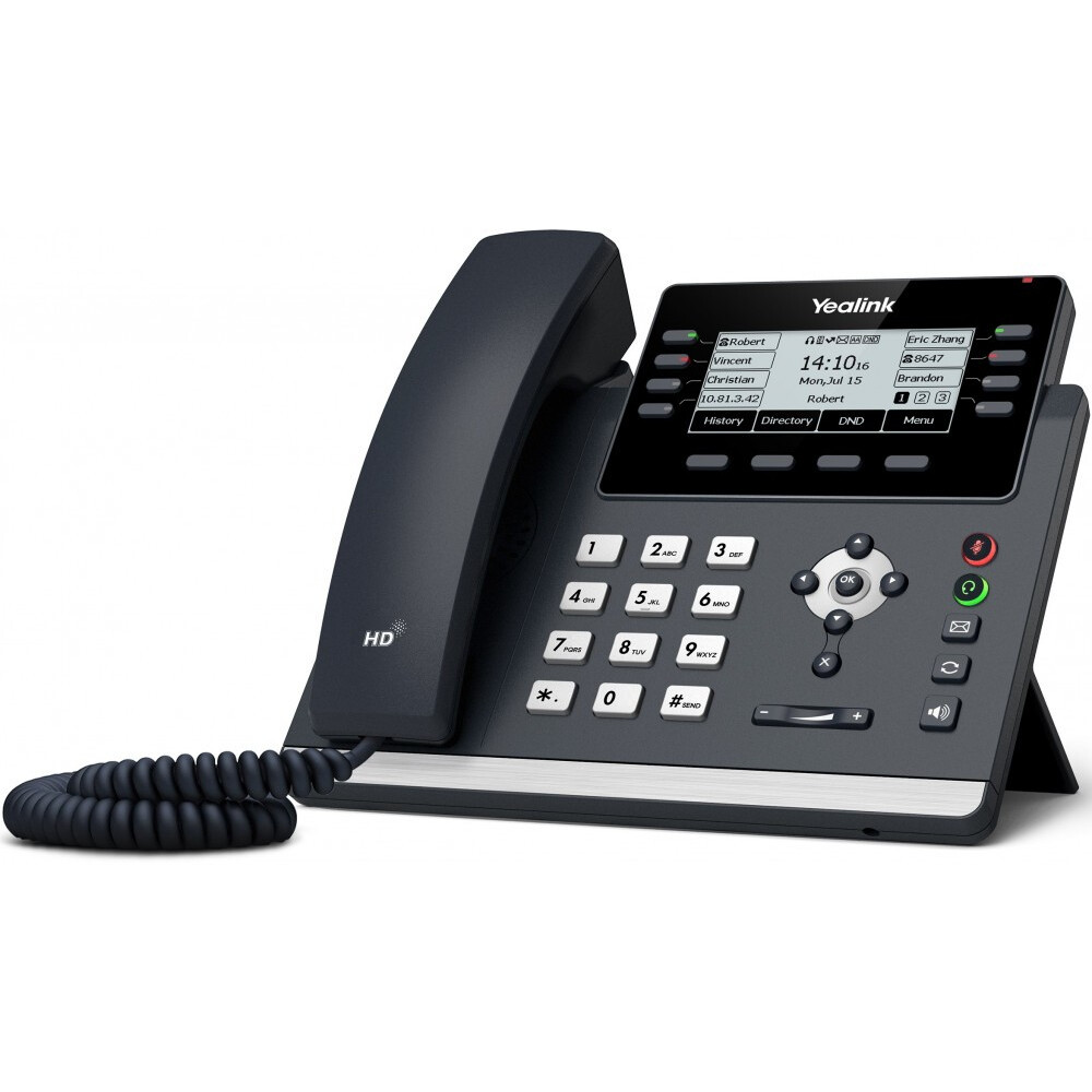 VoIP-телефон Yealink SIP-T43U, Черный детальное изображение - 2