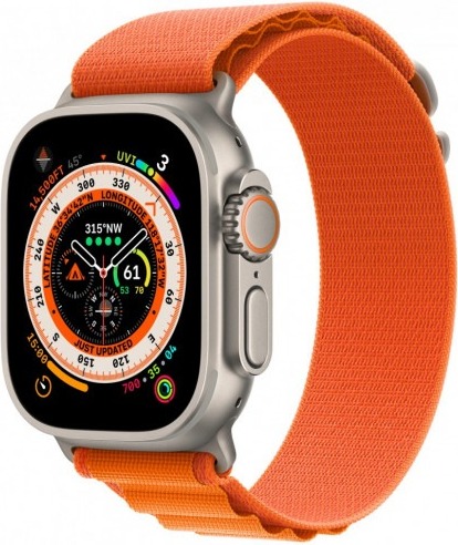Смарт часы Apple Watch Ultra 49 мм, Оранжевый, Alpine Loop детальное изображение - 1