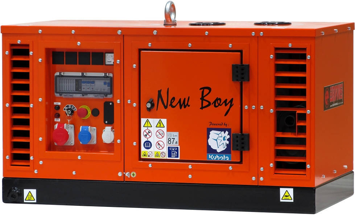 Генератор дизельный EUROPOWER EPS 83 TDE серия NEW BOY 951010813, в кожухе, 5.6 кВт, Оранжевый №1
