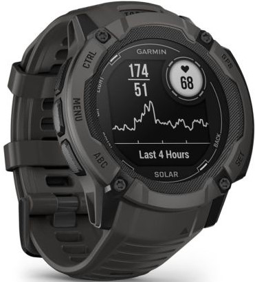 Смарт-часы Garmin Instinct 2X Solar Graphite, Графит детальное изображение - 2