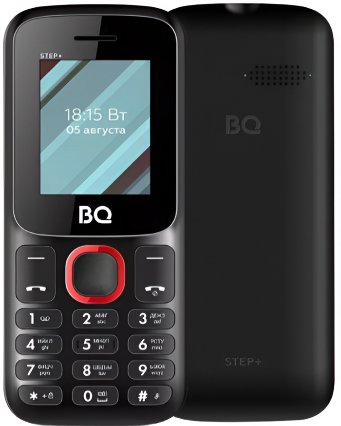 Мобильный телефон BQ 1848 Step+, 32 Мб, Черный/Синий, Dual mini-SIM №6