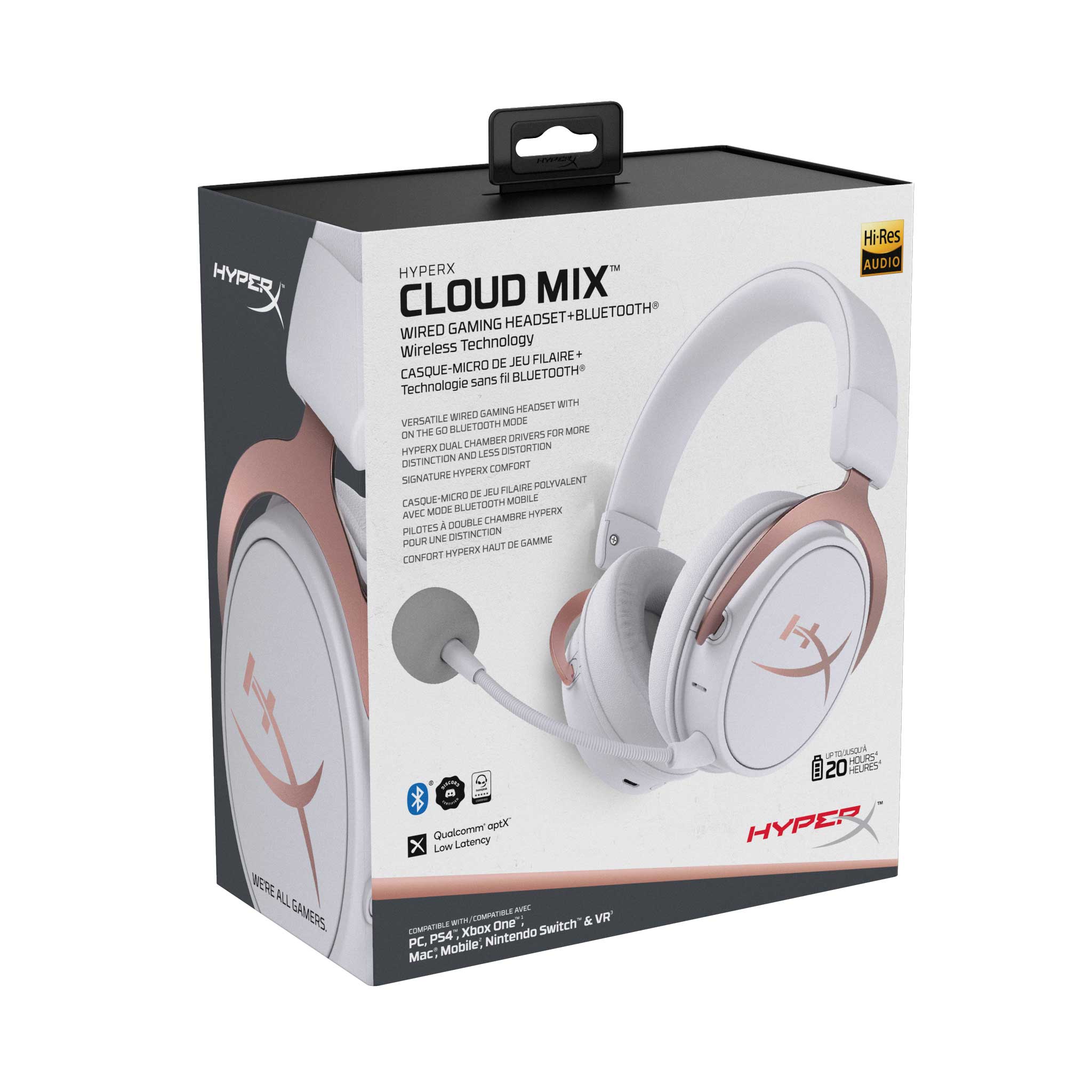 Наушники HyperX Cloud Mix, Розово-золотистый детальное изображение - 7
