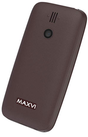 Мобильный телефон MAXVI B110, 32 Мб, Коричневый, Dual mini-SIM детальное изображение - 4