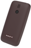 Мобильный телефон MAXVI B110, 32 Мб, Коричневый, Dual mini-SIM вариант - 4