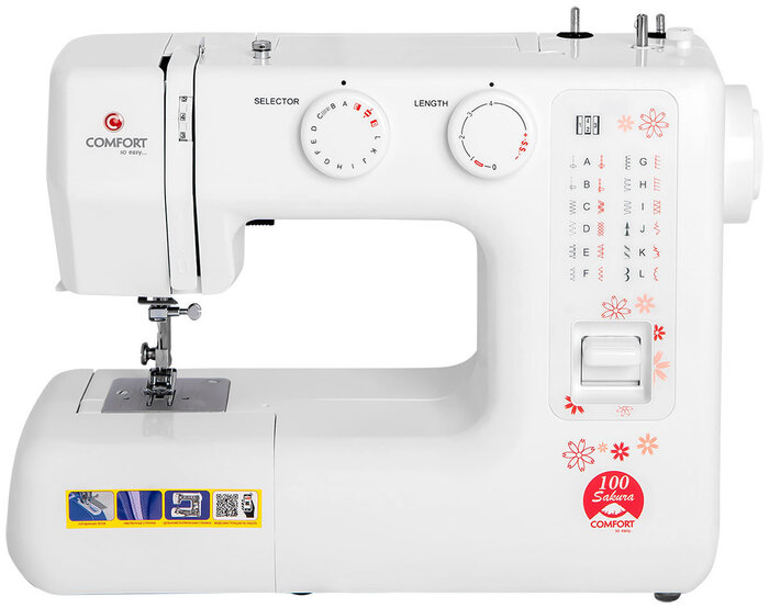 Швейная машина Comfort Sakura 100, Белый №1