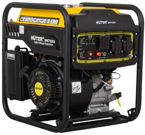 Генератор бензиновый HUTER DN7500i 64/10/11, 5.5 кВт, Черный детальное изображение - 1