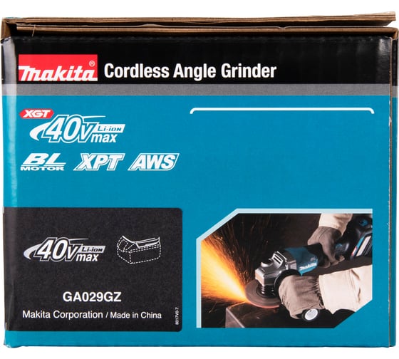 Угловая шлифовальная машина Makita XGT GA029GZ 199374, 125 мм, 8500 об/мин детальное изображение - 14