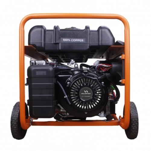 Генератор бензиновый VILLARTEC GG 7300EBC 2102750100, 5.8 кВт, Оранжевый детальное изображение - 2