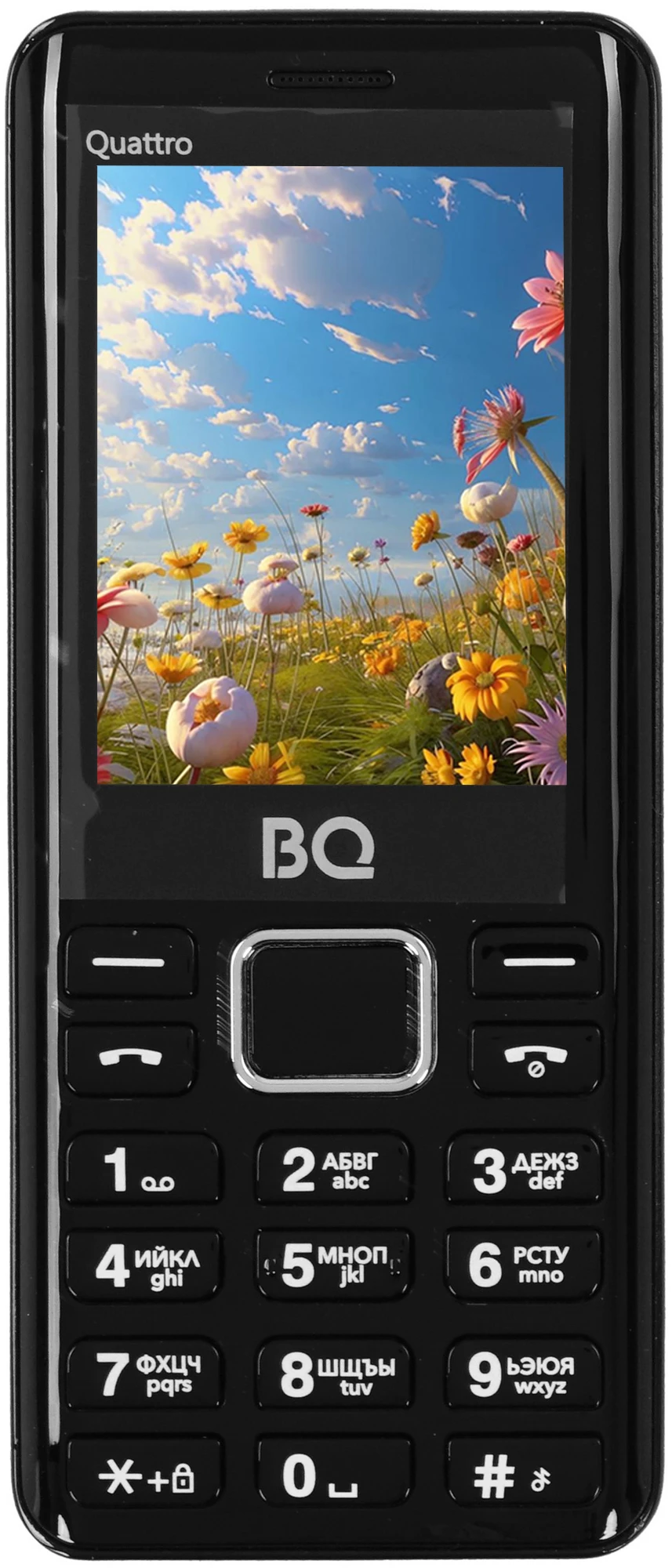 Мобильный телефон BQ 2453 Quattro, 32 Мб, Черный, Micro SIM + Mini SIM детальное изображение - 6