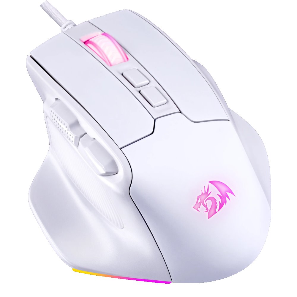 Мышь Redragon Bullseye, Белый детальное изображение - 2