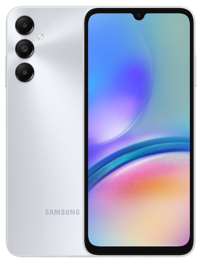 Смартфон Samsung Galaxy A05s 4/128 ГБ, Серебристый, Dual nano SIM №1