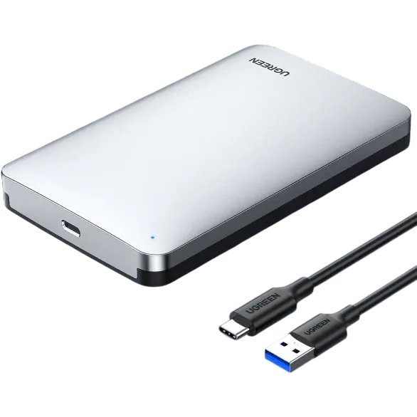 Внешний корпус для HDD UGREEN CM300 70498, Серебряный детальное изображение - 1