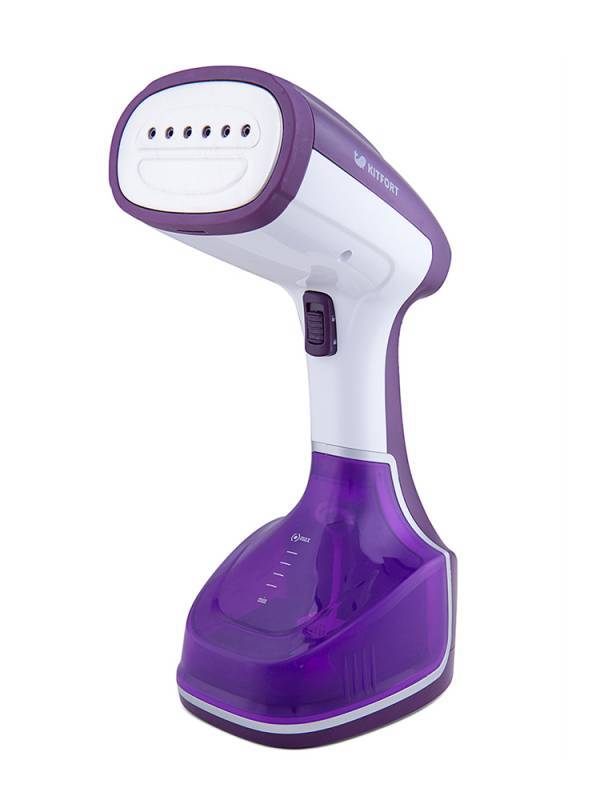 Отпариватель Kitfort KT-916-2, Фиолетовый/белый детальное изображение - 1