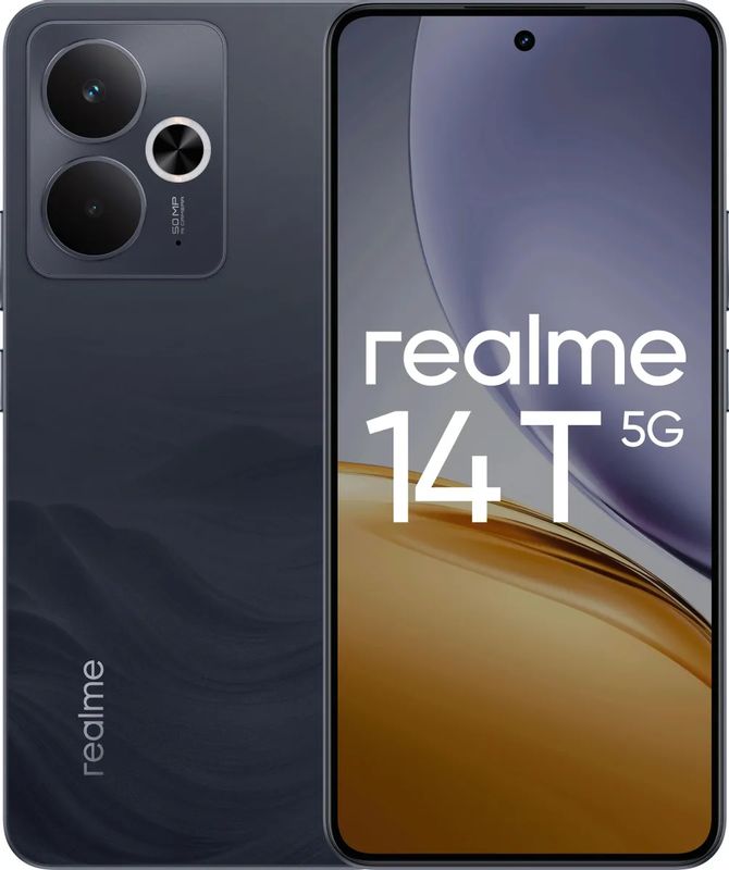 Realme 14T 5G  12/256 Гб Черный, Dual nano SIM детальное изображение - 1
