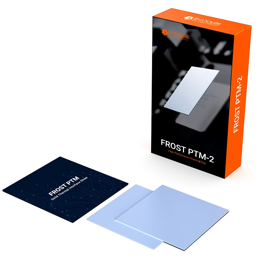 Термопрокладка ID-COOLING FROST PTM-2, 40х40х0.2 мм, 2 шт. детальное изображение - 2