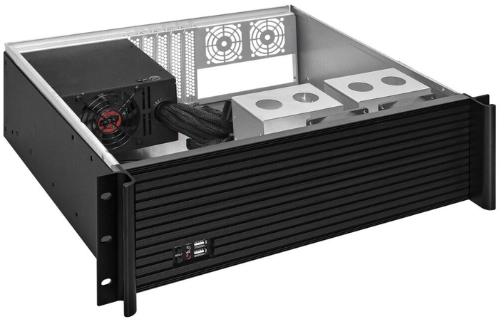 Серверный корпус ExeGate Pro 3U390-11/900PAS, 900 Вт, Черный №2