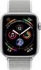 Умные часы Apple Watch Series 4 Aluminum, 40 мм, GPS, White Nylon Band, Серебристый вариант - 2