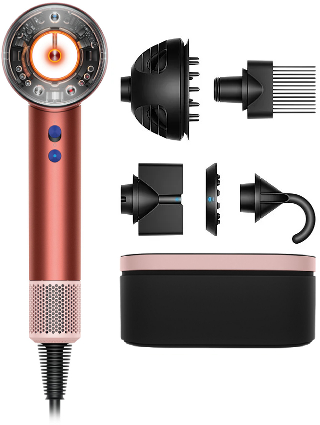 Фен Dyson Supersonic Nural HD16 с кейсом, Янтарный шелк (EU) детальное изображение - 3