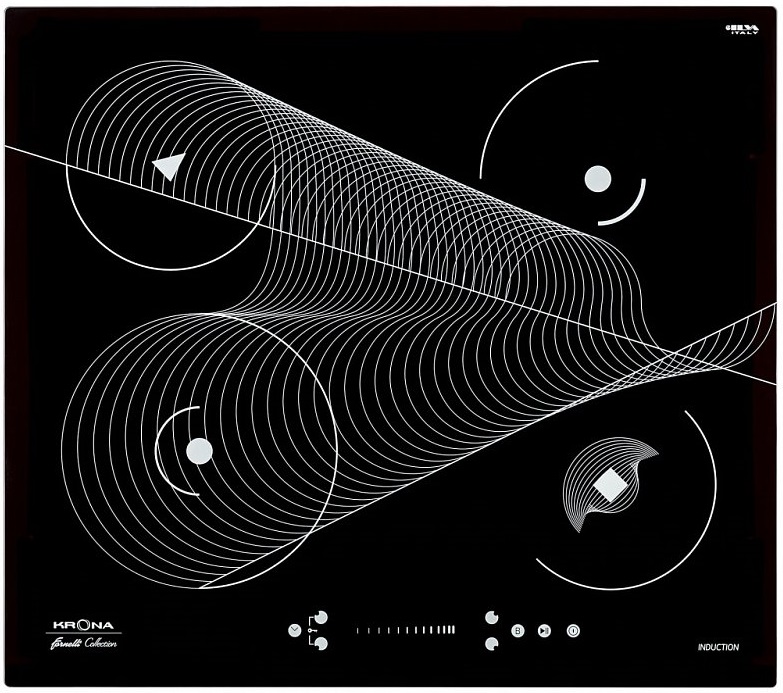 Варочная поверхность Krona MERIDIANA 60 BL, Черный детальное изображение - 2