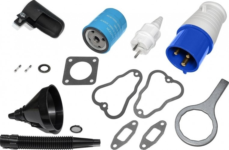 Генератор дизельный с воздушным охлаждением ТСС SDG 12000EHA 100057, открытый, 11 кВт, Синий детальное изображение - 6