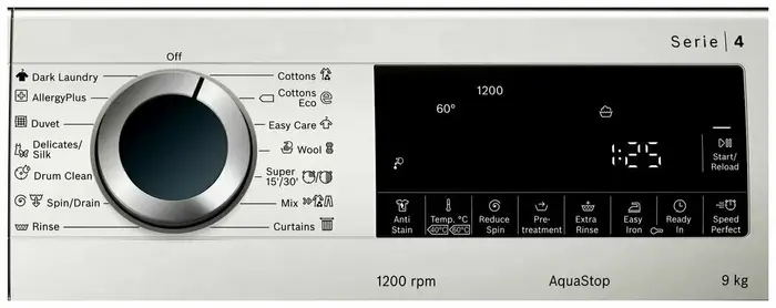 Стиральная машина Bosch WGA 242XV, Серебристый №2