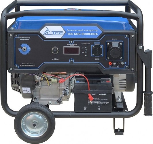 Генератор бензиновый ТСС SGG 8000EHNA 160014, 7.8 кВт, Синий детальное изображение - 4