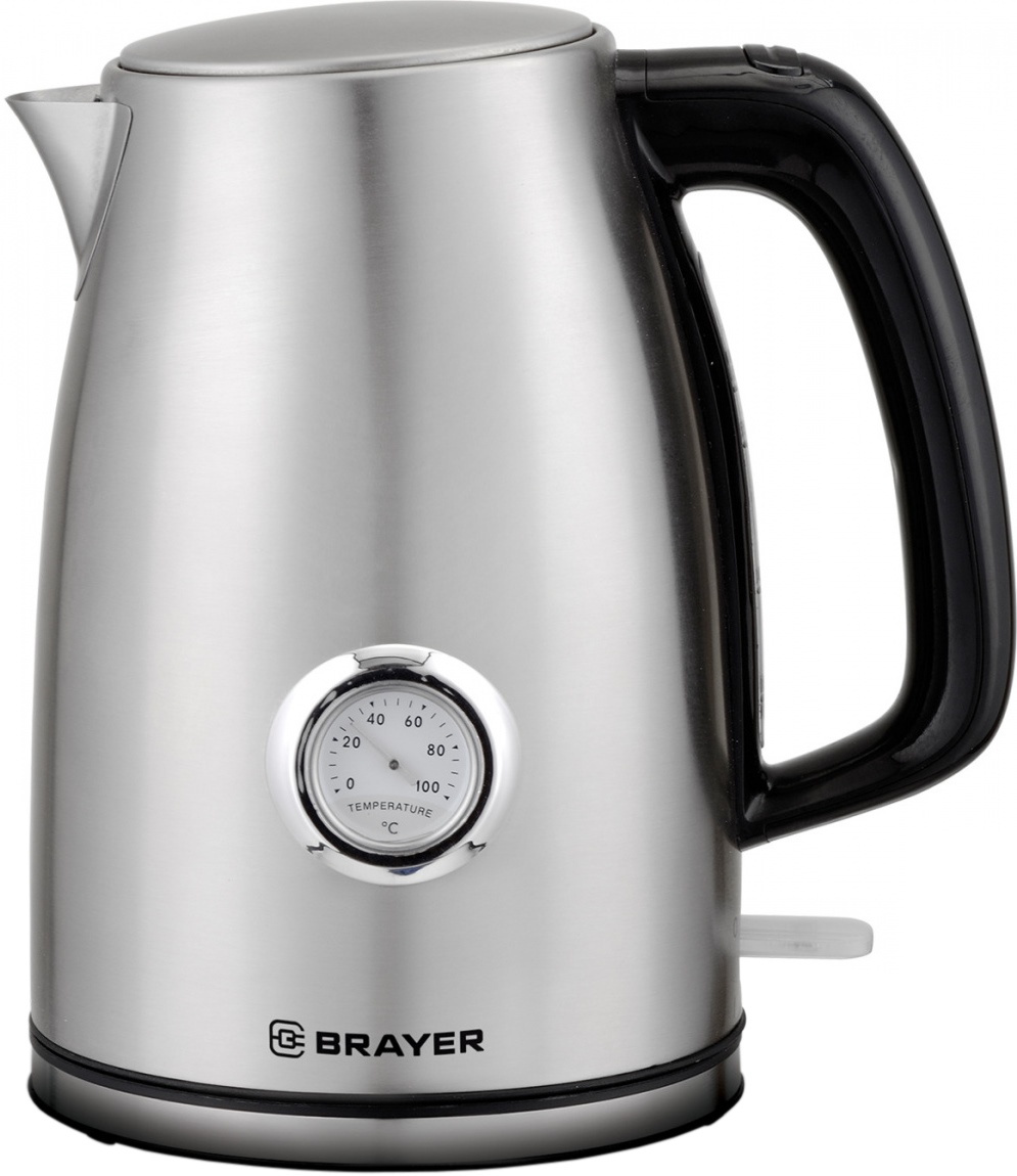Электрический чайник Brayer BR1022 1.7 л, Серебристый детальное изображение - 1