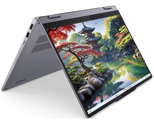 Ноутбук Lenovo IdeaPad 5 2-in-1 14IRH9, Intel Core i5 13420H, RAM 16 ГБ, Серый, SSD 512 ГБ, Intel UHD Graphics, без ОС детальное изображение - 1