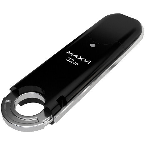 USB Flash накопитель MAXVI P2 32 ГБ, черный детальное изображение - 1