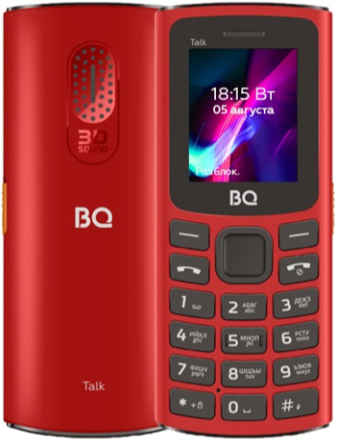 Мобильный телефон BQ 1862 Talk, 64 Мб, Черный, Mini SIM + Nano SIM детальное изображение - 2