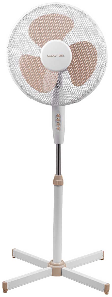 Вентилятор напольный Galaxy LINE GL8106, 60 Вт, Белый/Бежевый детальное изображение - 1