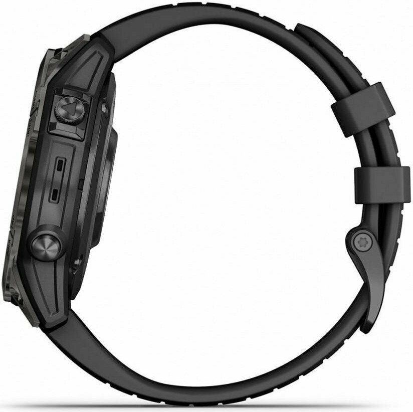 Смарт-часы Garmin Fenix 7 Pro Sapphire Solar, 42 мм, Черный детальное изображение - 4