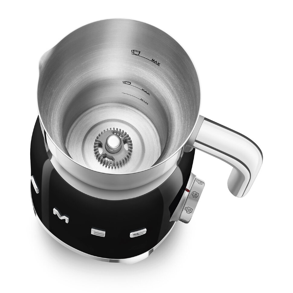 Вспениватель молока Smeg MFF11BLEU, Черный детальное изображение - 3