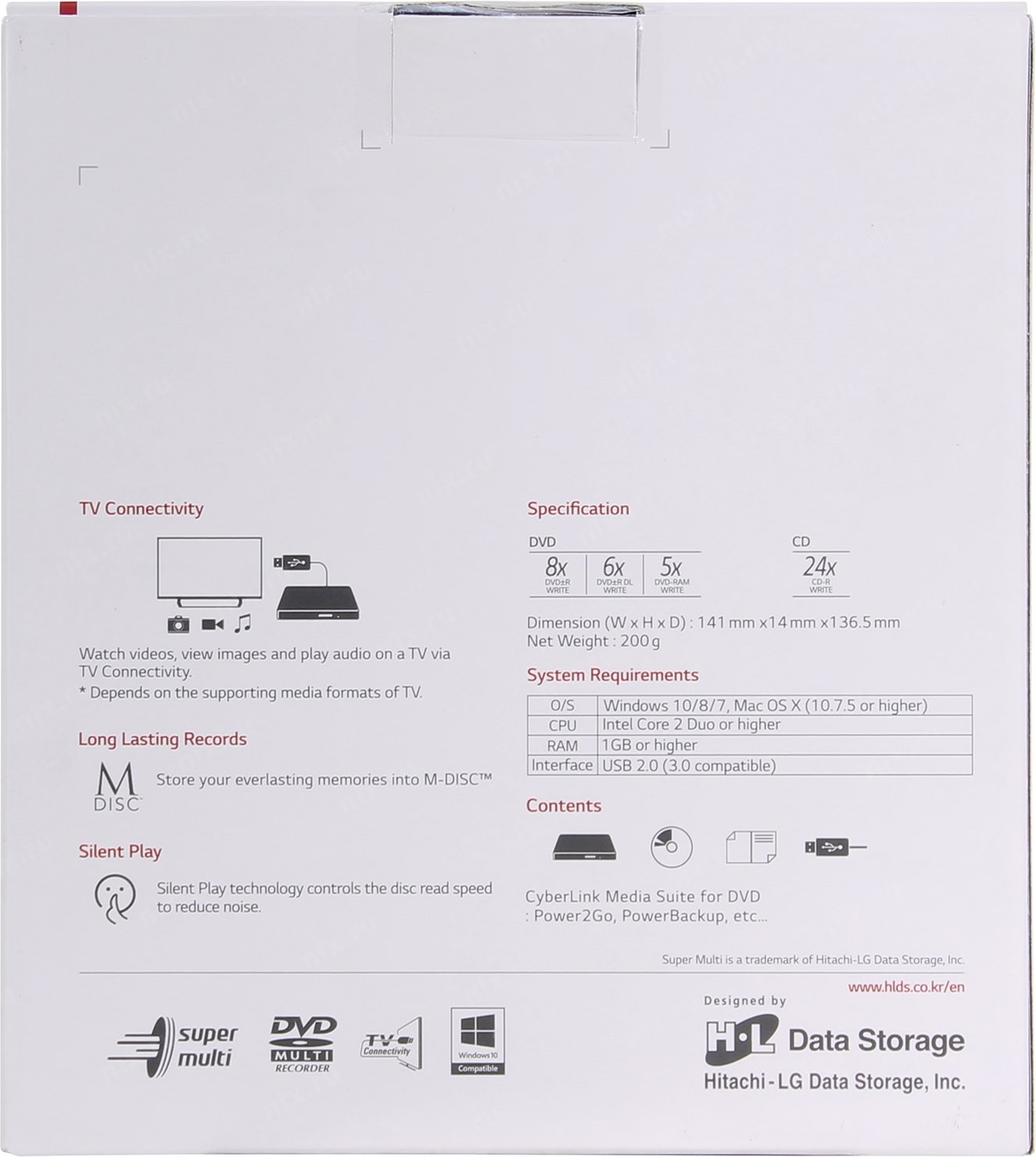 Оптический привод LG GP57EW40 детальное изображение - 7