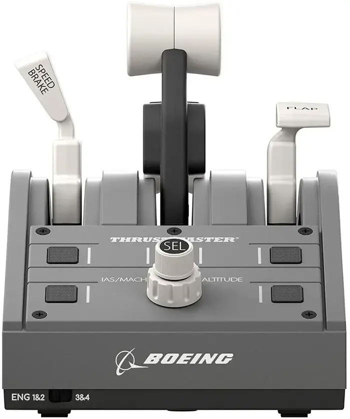 Блок рычагов ThrustMaster TCA Quardrant Boeing Edition, Серый №3