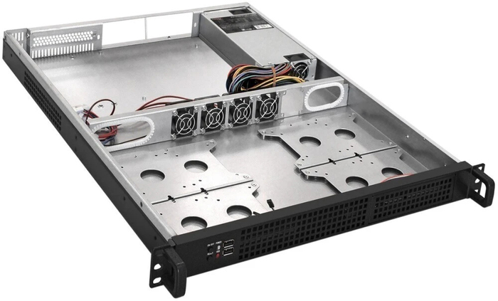 Серверный корпус ExeGate Pro 1U550-04/800ADS, 800 Вт, Черный №2