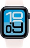 Умные часы Apple Watch SE 3 40 мм, GPS, Midnight Aluminium Case with Light Blush Sport Band, Полуночный черный/Легкий румянец вариант - 2