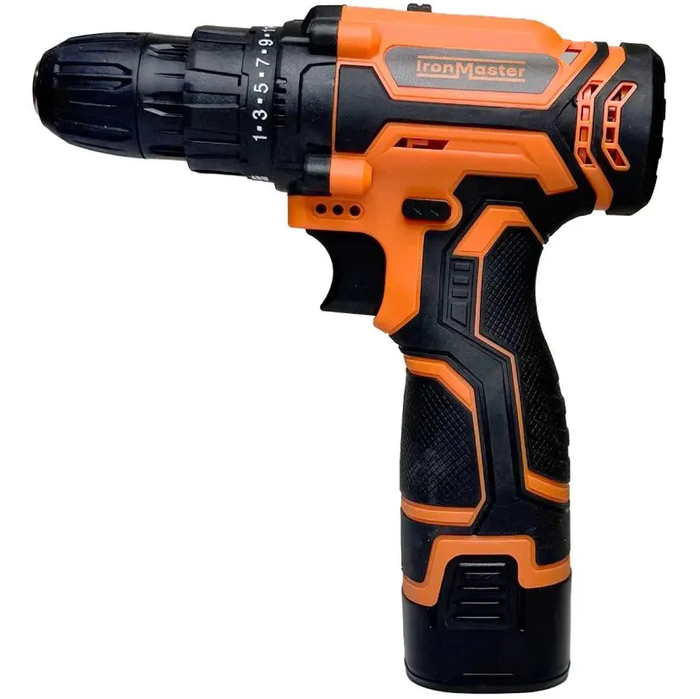 Аккумуляторная дрель-шуруповерт IronMaster IM-SD18V, 18 В, 30 Нм, 2 А·ч №1