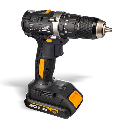 Аккумуляторная дрель-шуруповерт RUNTEC PRO RT-ID222, 18 В, 55 Нм, 2 А·ч детальное изображение - 2