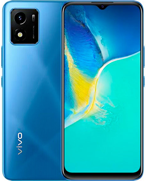 Смартфон Vivo Y01 32 ГБ, RAM 3 ГБ, Голубой, Dual nano-SIM детальное изображение - 1