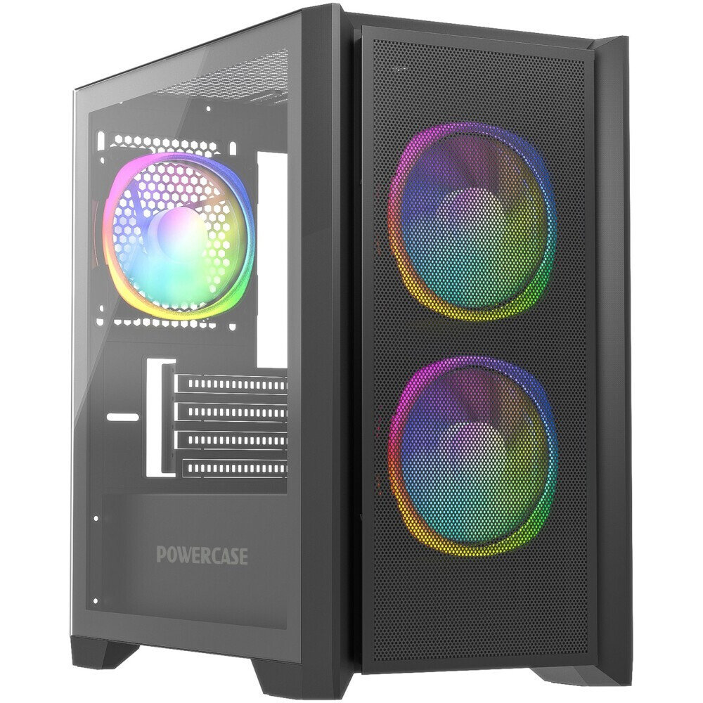 Корпус Powercase Alisio Micro Z3B ARGB, Черный детальное изображение - 2