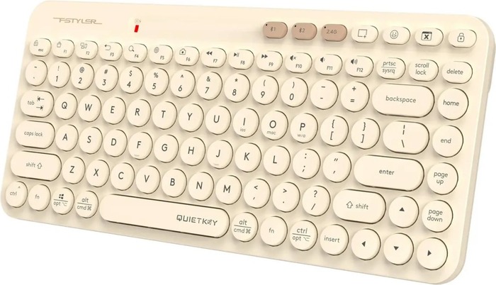 Клавиатура A4Tech Fstyler FBK36C AS, Бежевый №3