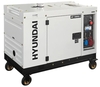 Генератор дизельный с воздушным охлаждением HYUNDAI DHY 10000SE-3, в кожухе, 8 кВт, Белый вариант - 8