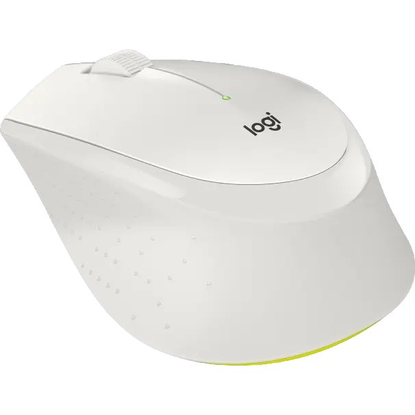 Мышь Logitech M330 Silent Plus  (910-004926), Белый, Жёлтый детальное изображение - 3