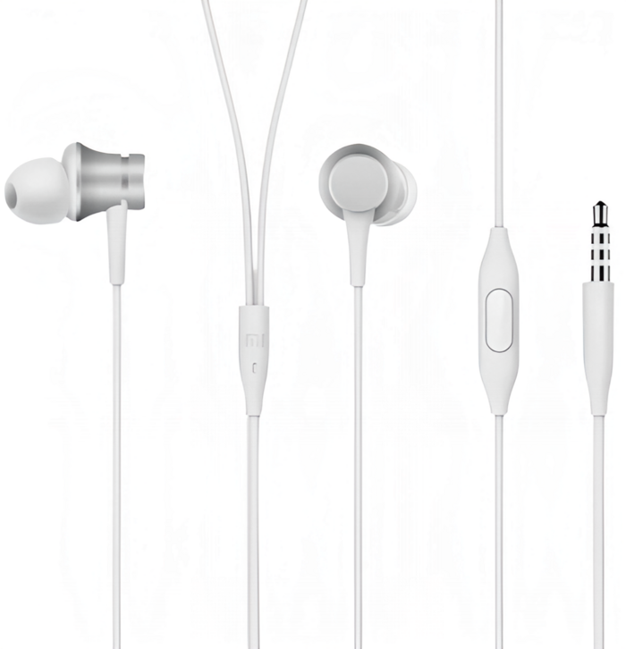 Наушники Xiaomi Mi In-Ear Headphones Basic, Серебристый №1