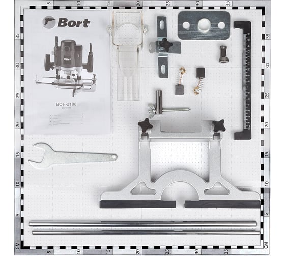 Фрезер BORT BOF-2100 93410198, 2100 Вт, Голубой детальное изображение - 3