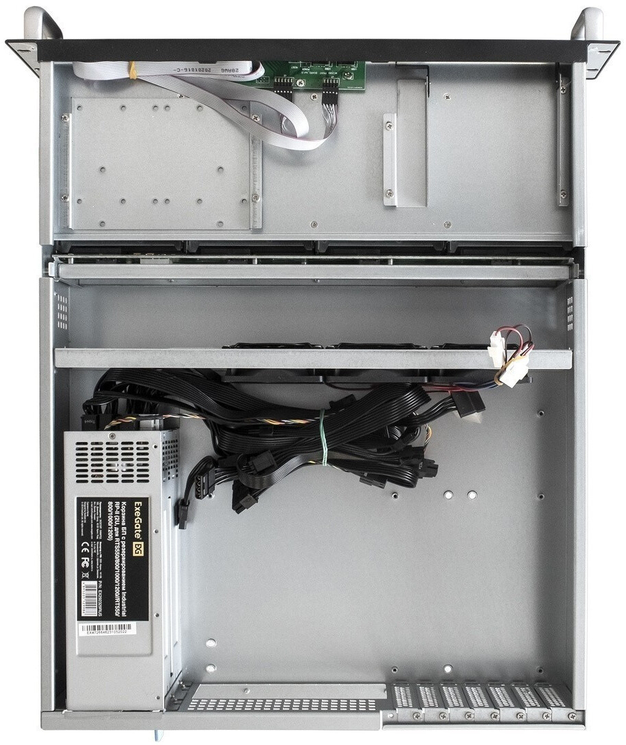 Серверный корпус ExeGate Pro 2U550-HS08/Redundant 2x1000W, 1000 Вт, Черный детальное изображение - 3
