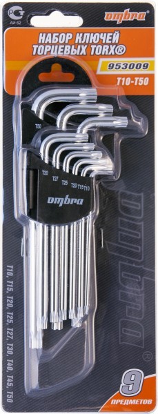 Набор инструментов OMBRA 953009 детальное изображение - 2