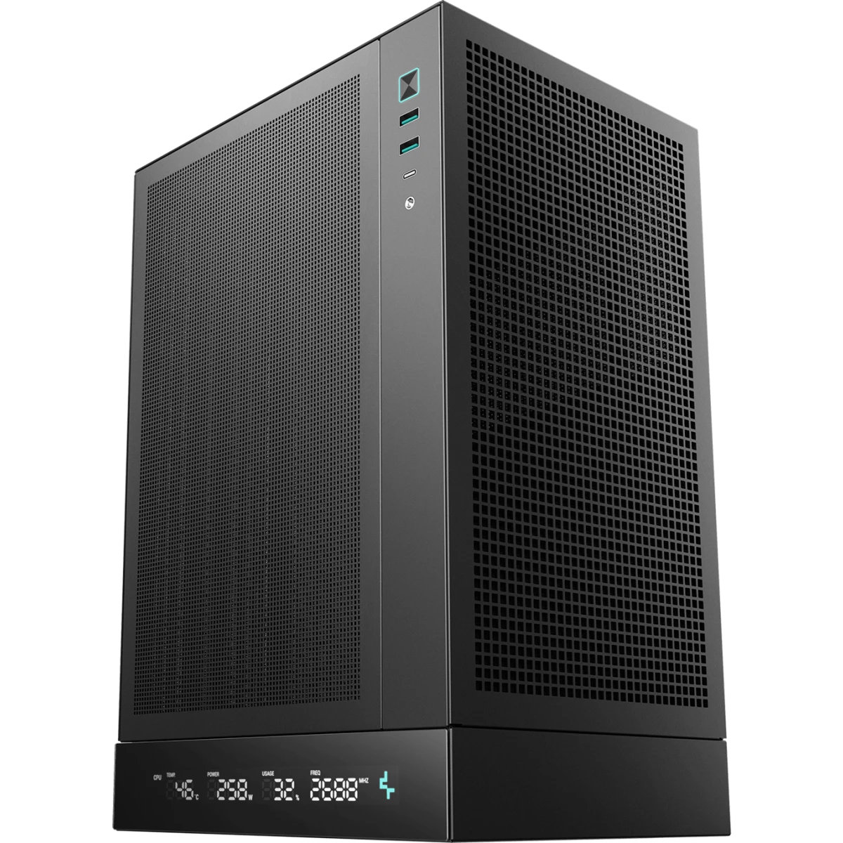 Корпус DeepCool CH170 DIGITAL, Черный детальное изображение - 2