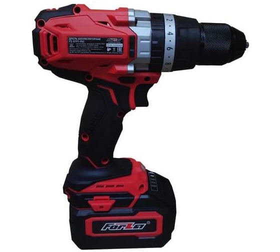 Аккумуляторная дрель FORZA  FZD7979SC, 2 АКБ, 20 В детальное изображение - 3